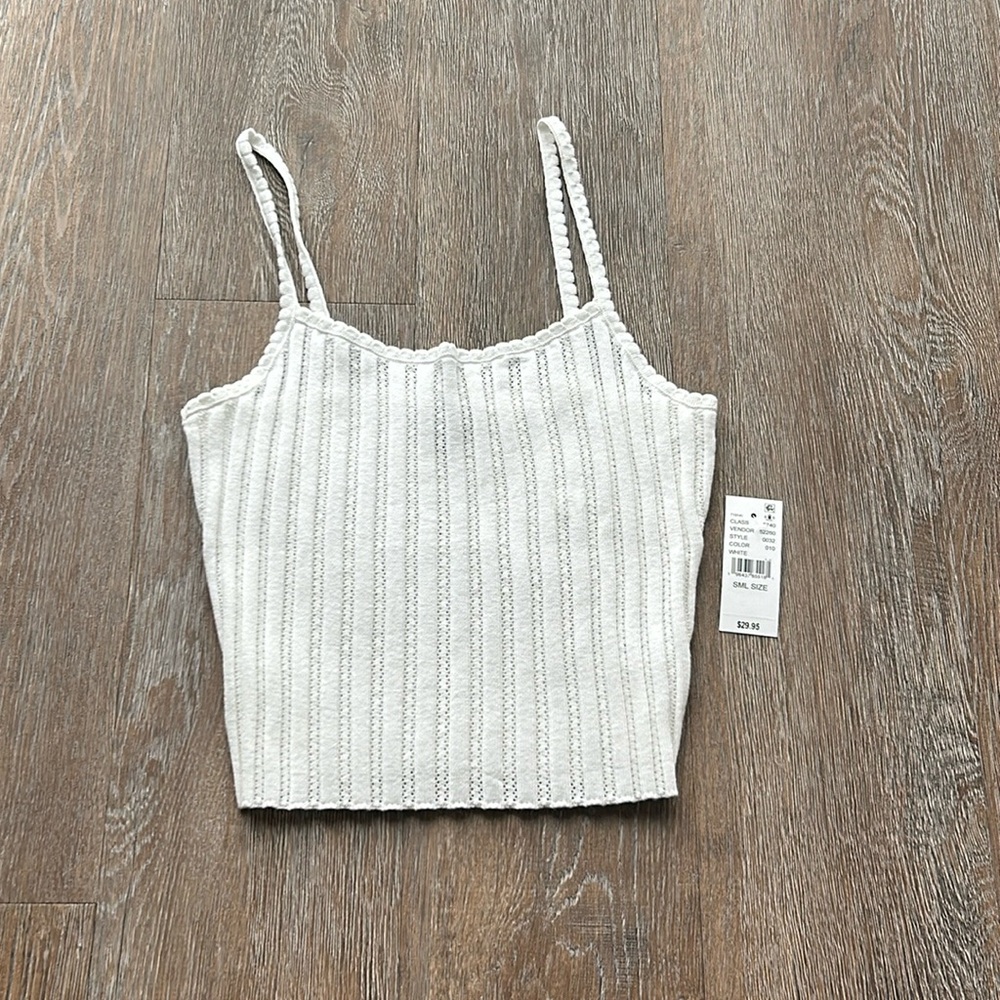 Beverly and Beck white tank Size S